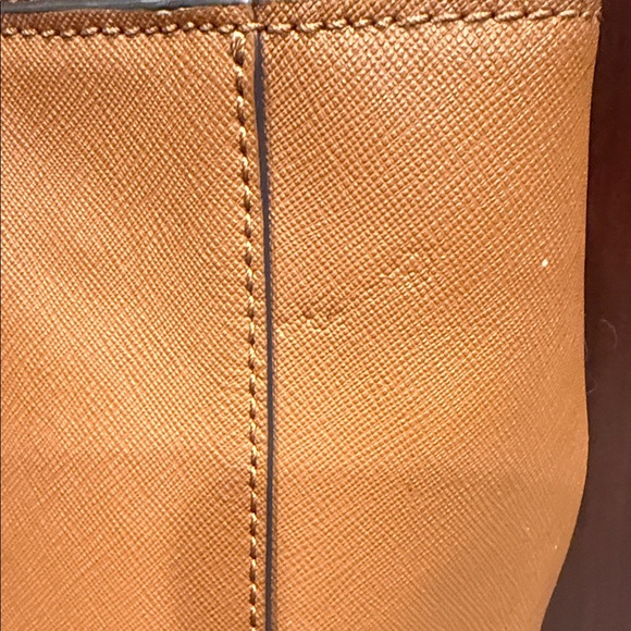 Tory Burch Camel Leather Tote - Picture 8 of 12